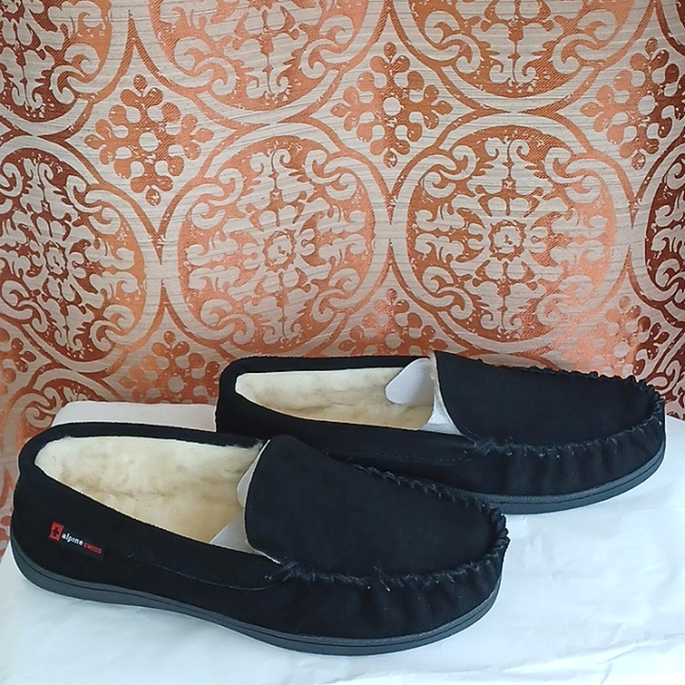 Men's Alpine Swiss Mocassin Slippers